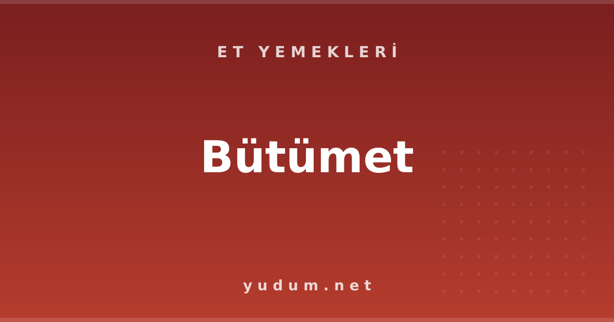Bütümet