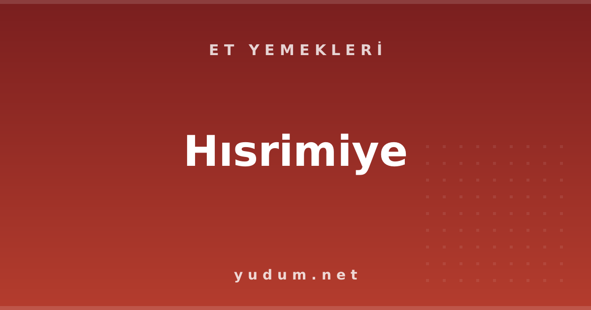 Hısrimiye