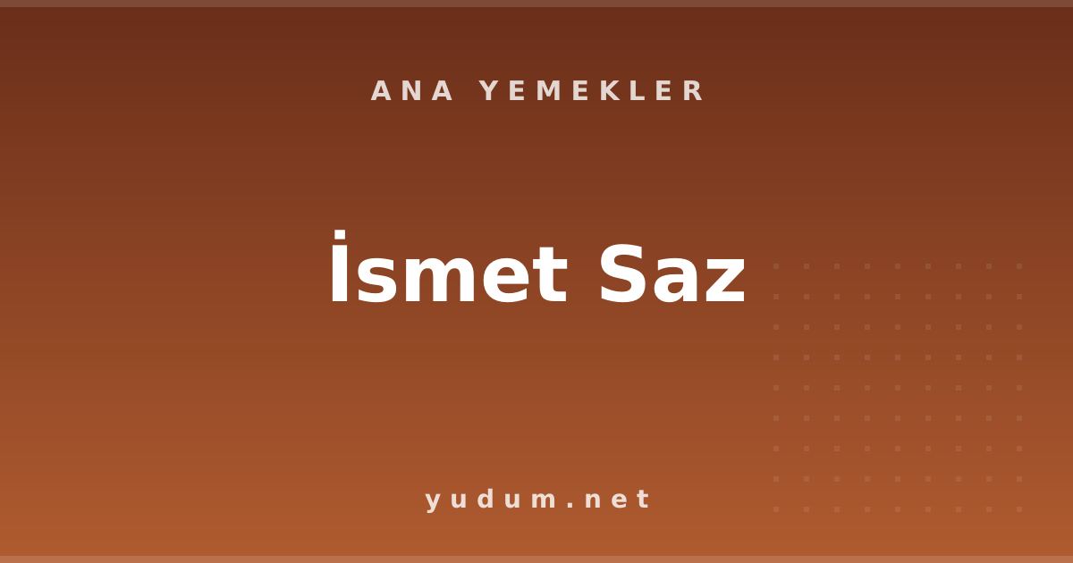 İsmet Saz