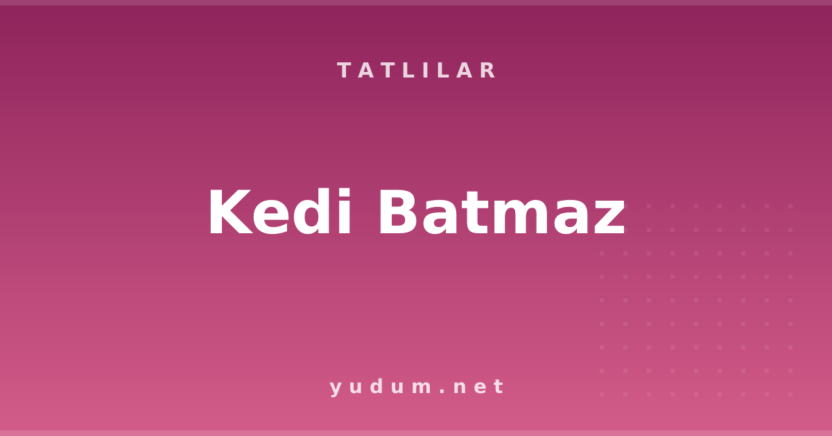 Kedi Batmaz