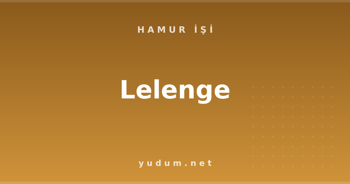 Lelenge