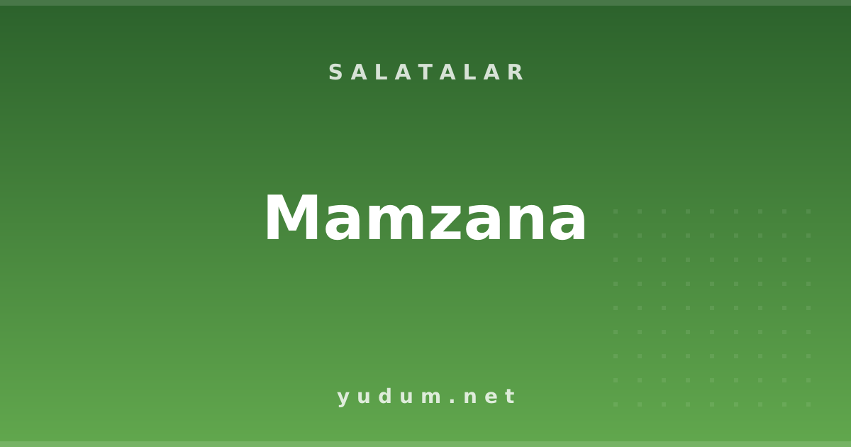 Mamzana