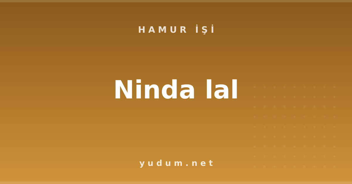 Ninda lal