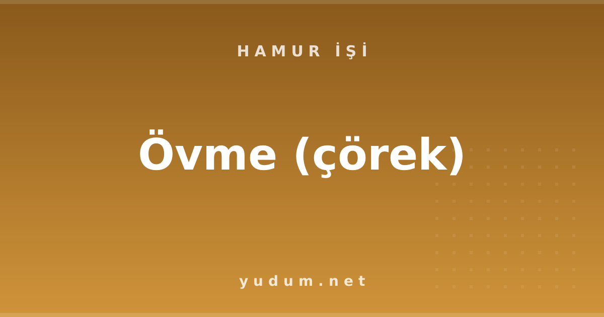 Övme (çörek)