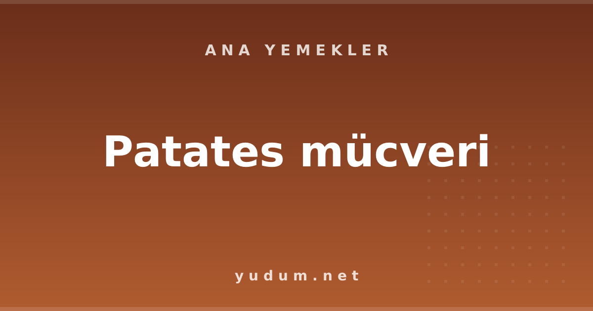 Patates mücveri