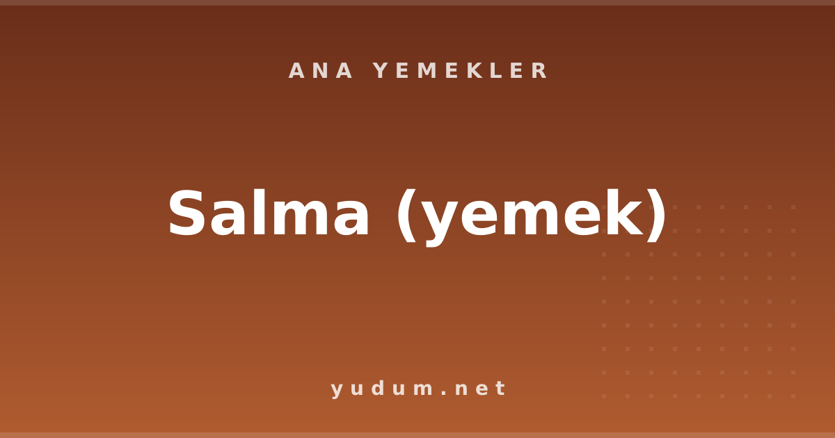 Salma (yemek)