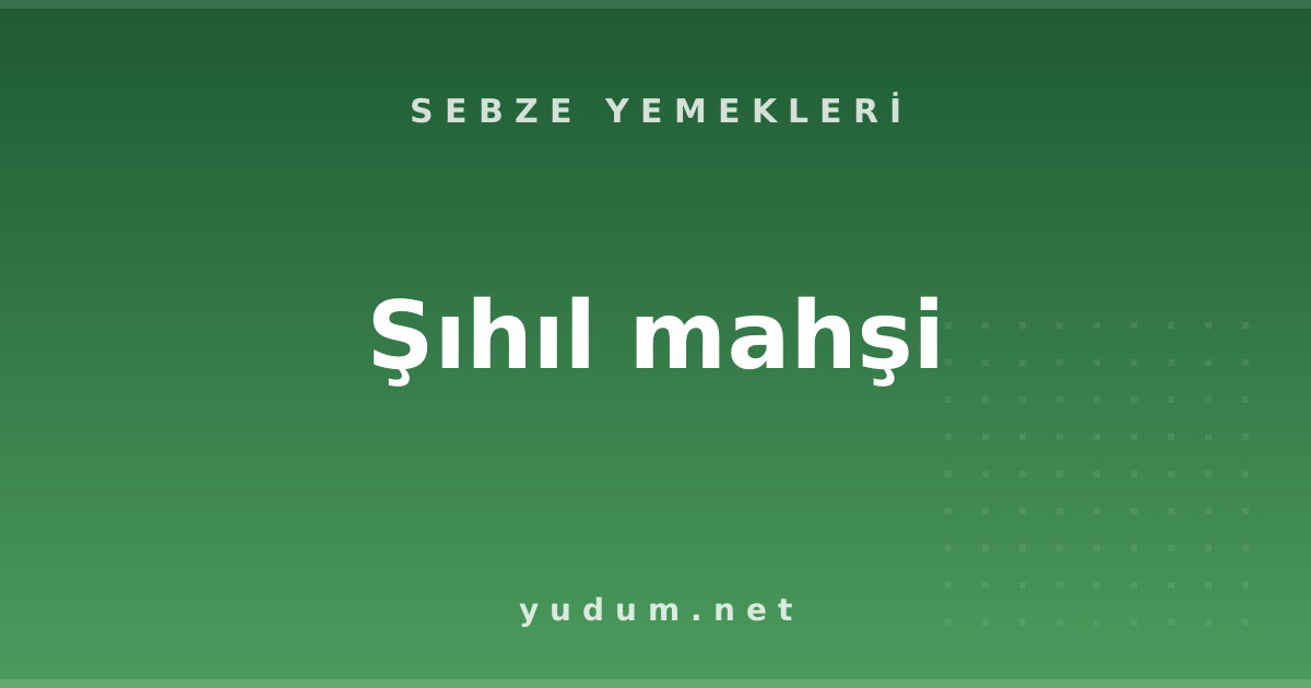 Şıhıl mahşi