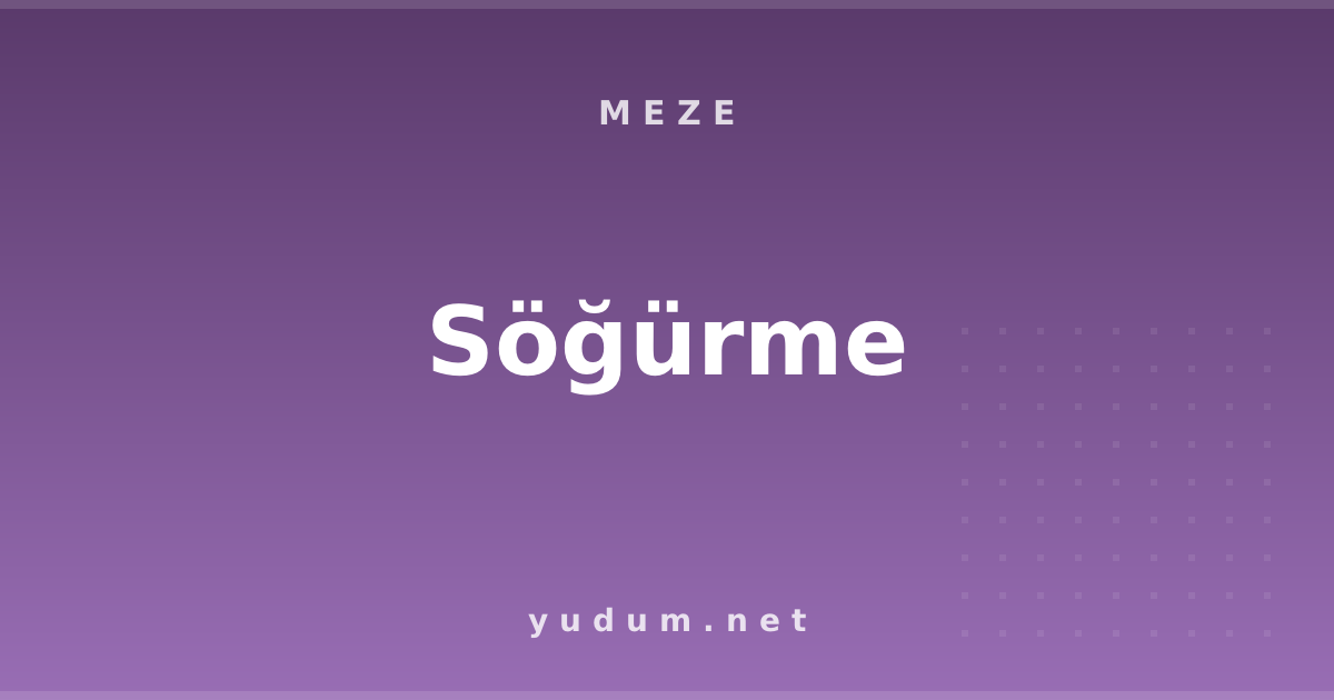 Söğürme