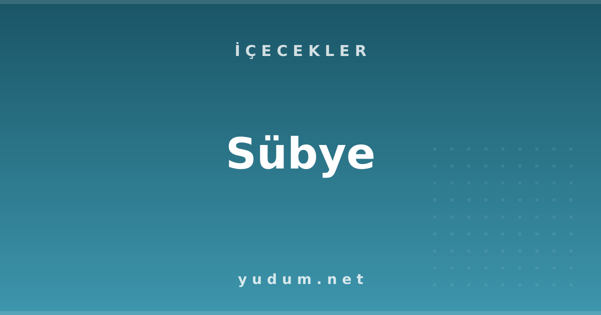 Sübye