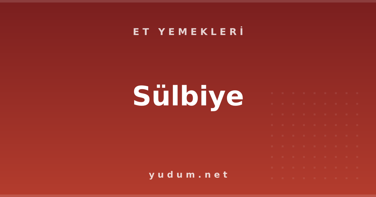 Sülbiye