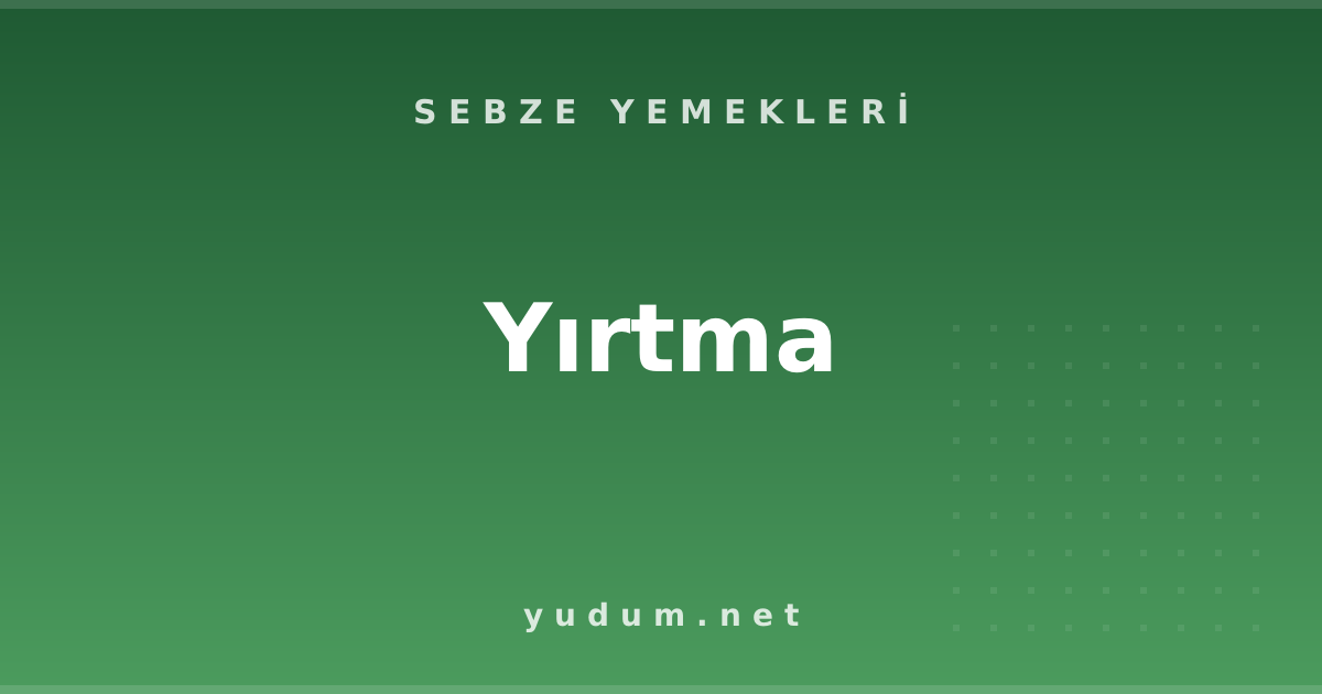 Yırtma