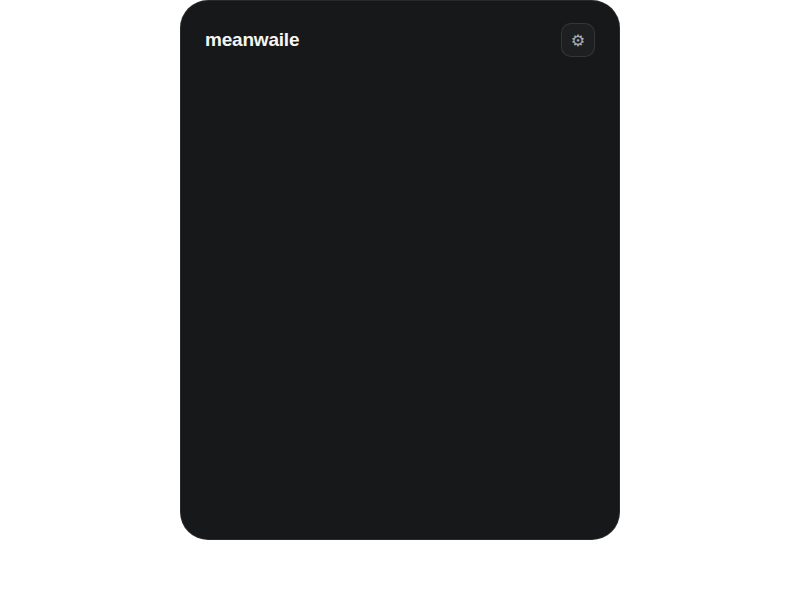Meanwaile