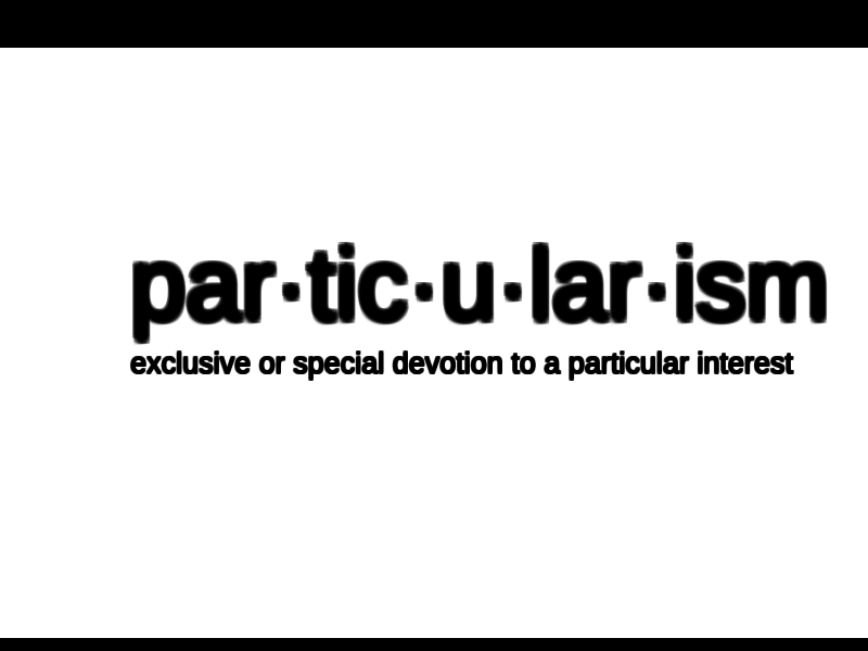 Particularism