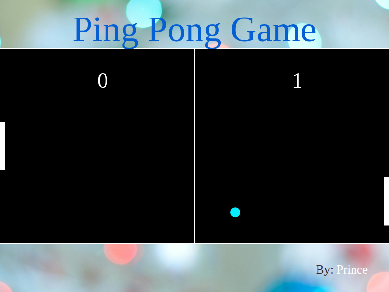 Ping Pong Game