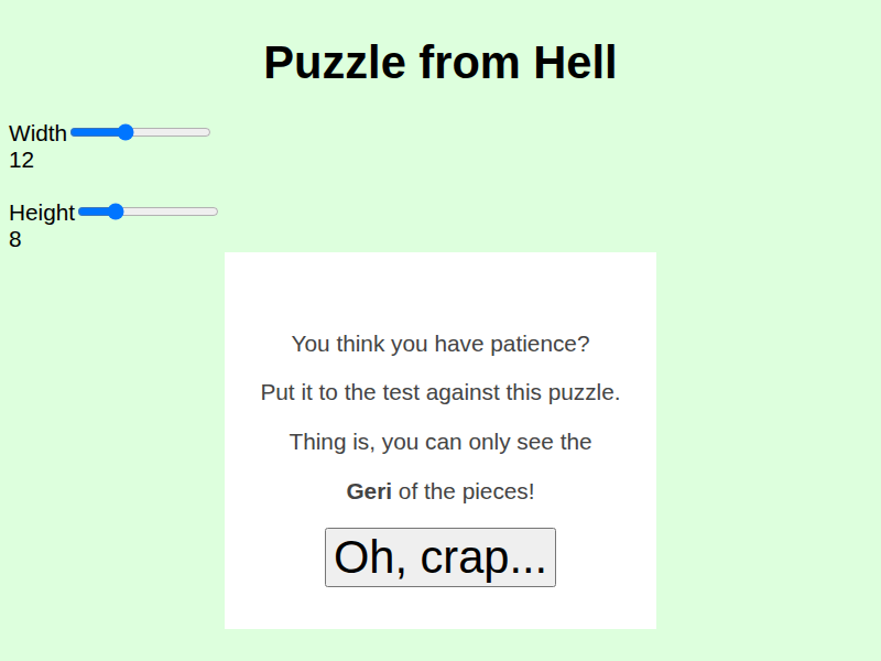 Puzzle From Hell