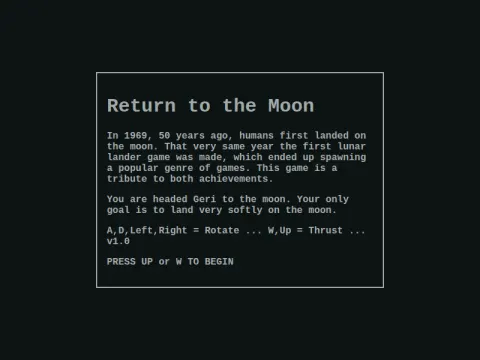 Return To The Moon