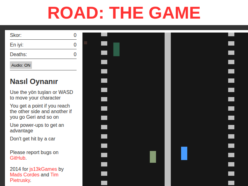 Road The Game