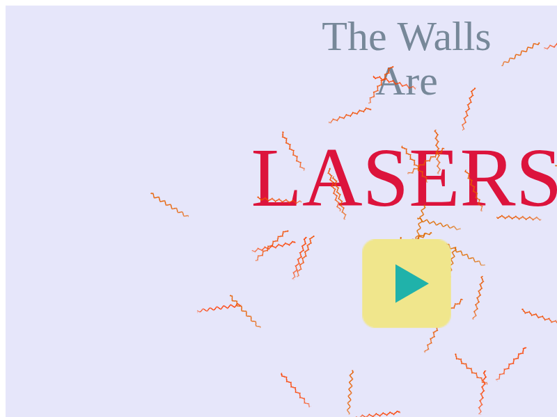 The Walls Are Lasers
