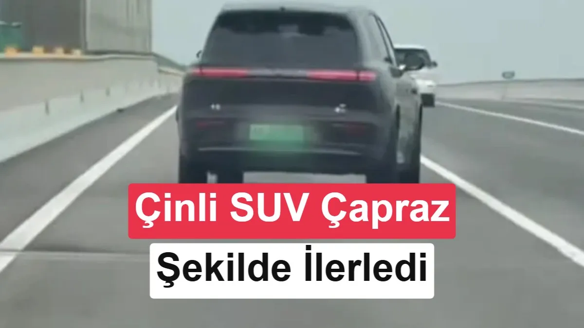 Voyah SUV, otoyolda 100 km/s hızla çapraz ilerledi: Yengeç Modu mu, teknik arıza mı?