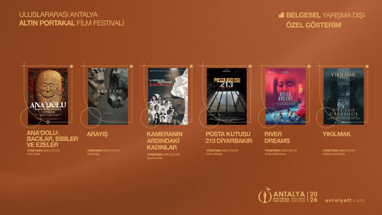 63. Antalya Altın Portakal Film Festivali'nde Yarışma Dışı Seçkileri Açıklandı: Kısa Metraj ve Belgesel Dünyası Antalya’da Buluşuyor