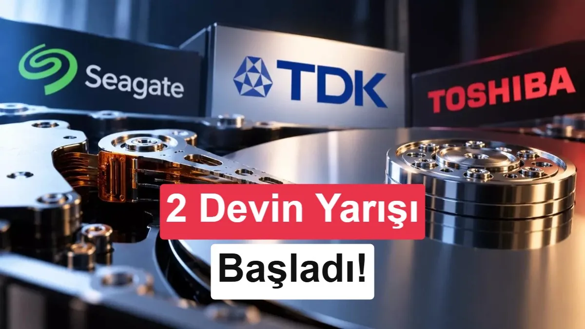 Yapay Zeka Dalgalanması HDD Pazarını Canlandırdı: Seagate ve Toshiba TDK'nin Manyetik Kafa İşini Kapmak İçin Yarışıyor