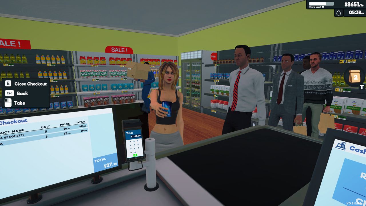 Supermarket Simulator ekran görüntüsü 1