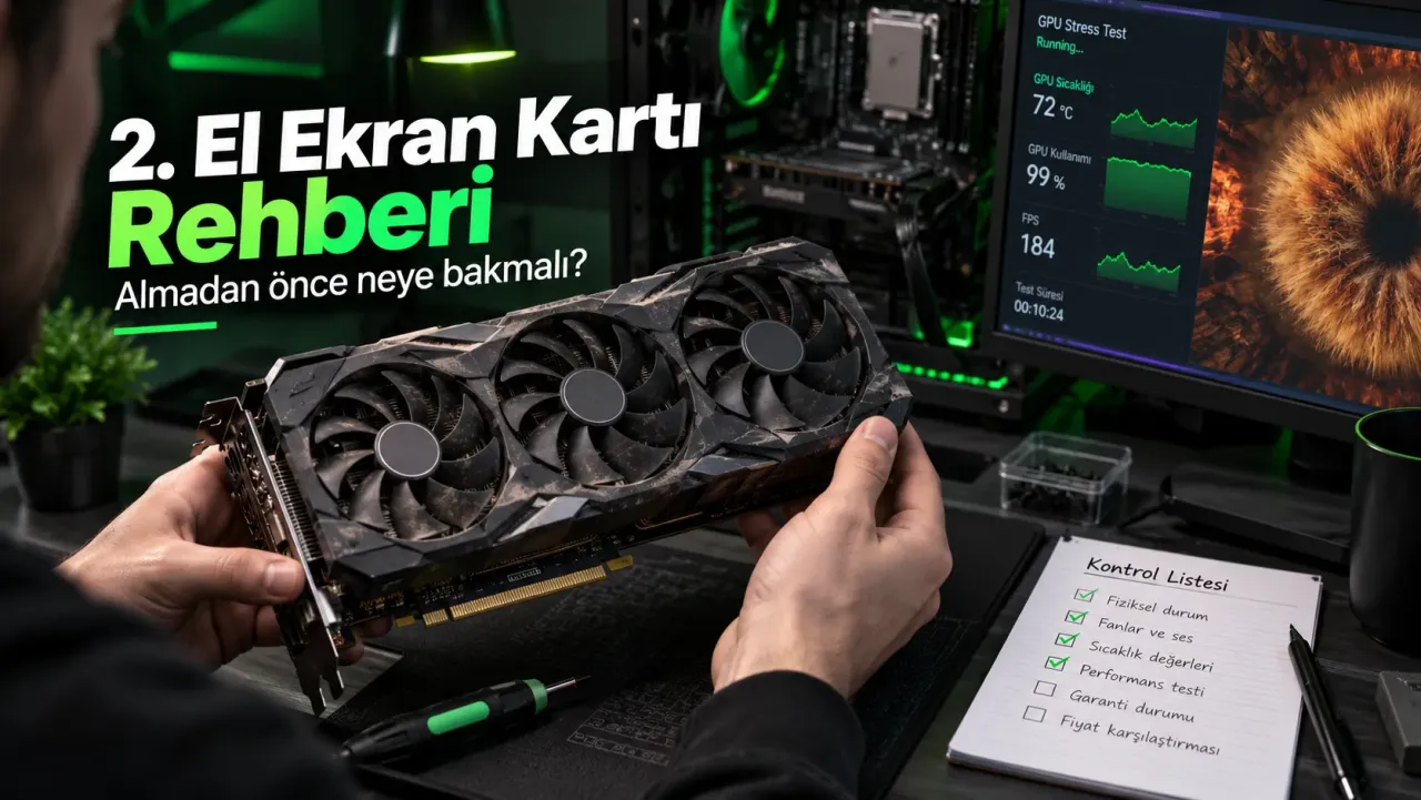 İkinci El Ekran Kartı Alırken 20 Dakikada Gerçek Durumu Nasıl Anlarsınız?