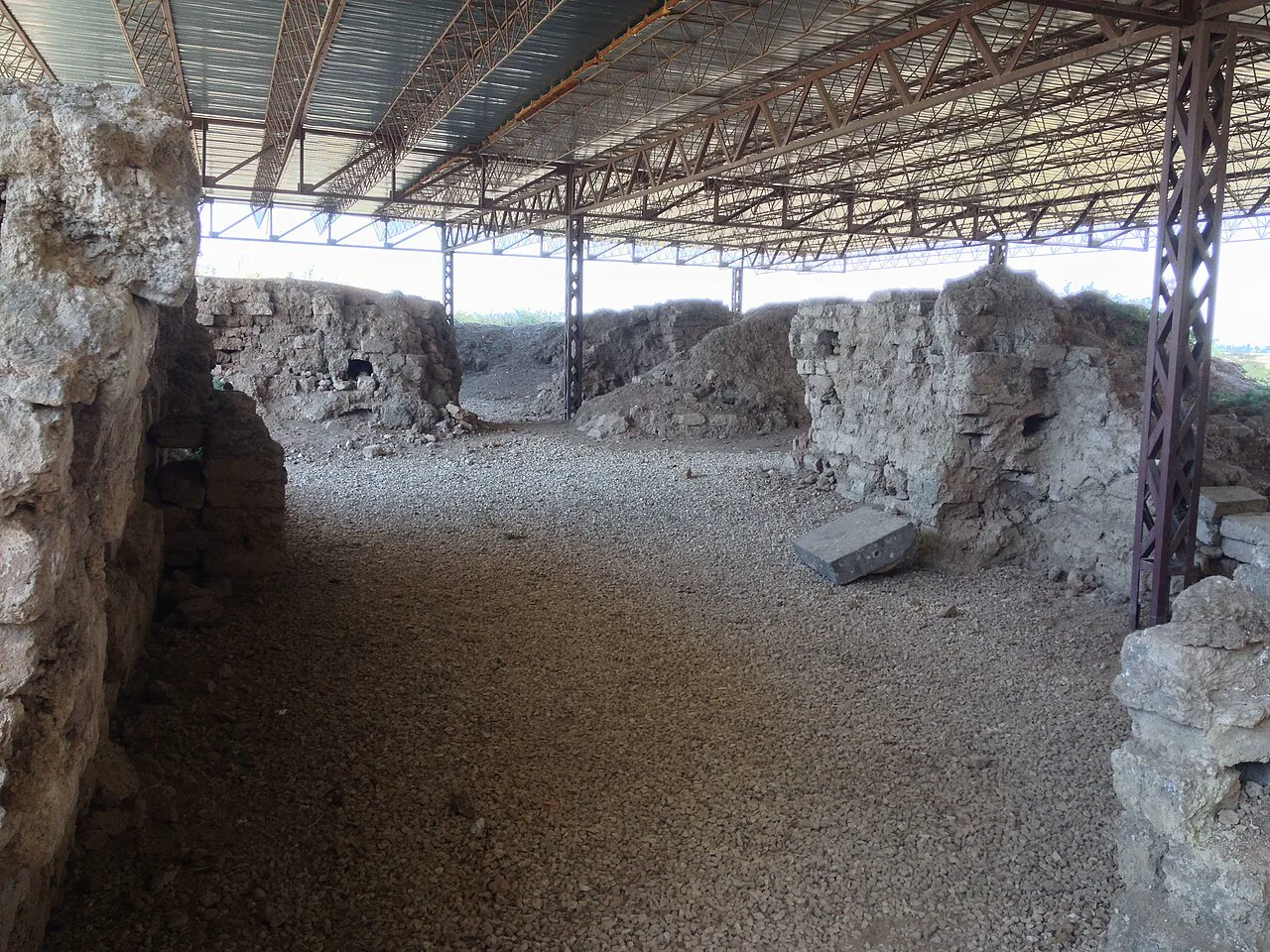 Hatay'daki Tell Atchana (Alalah) höyüğünün araştırma alanı