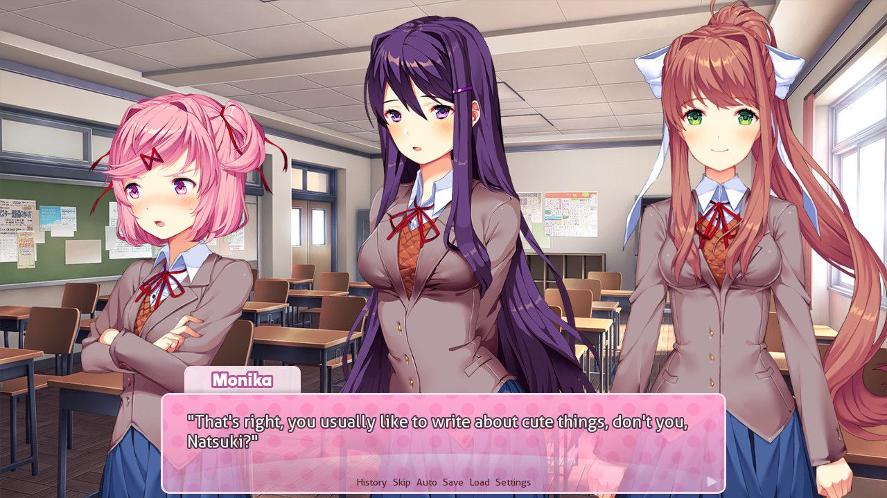 Doki Doki Literature Club! ekran görüntüsü 0
