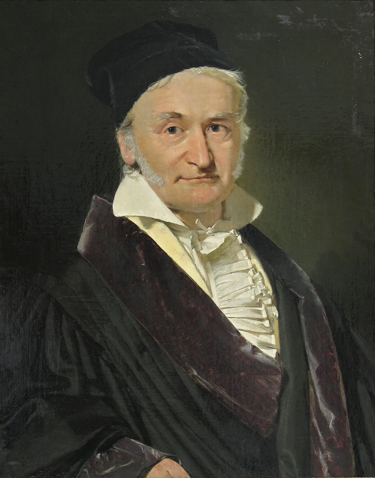 Carl Friedrich Gauss, Christian Albrecht Jensen'in 1840'ta yaptığı portrede