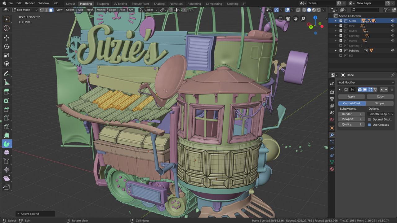 Blender ekran görüntüsü 1