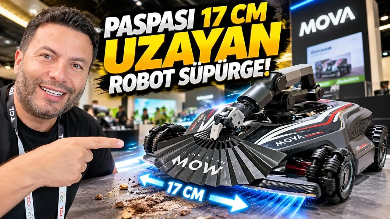 Mova Z70 Ultra ve V70 Ultra: Merdiven Çıkan Robot Süpürgeler IFA 2026'da Sahneye Çıktı