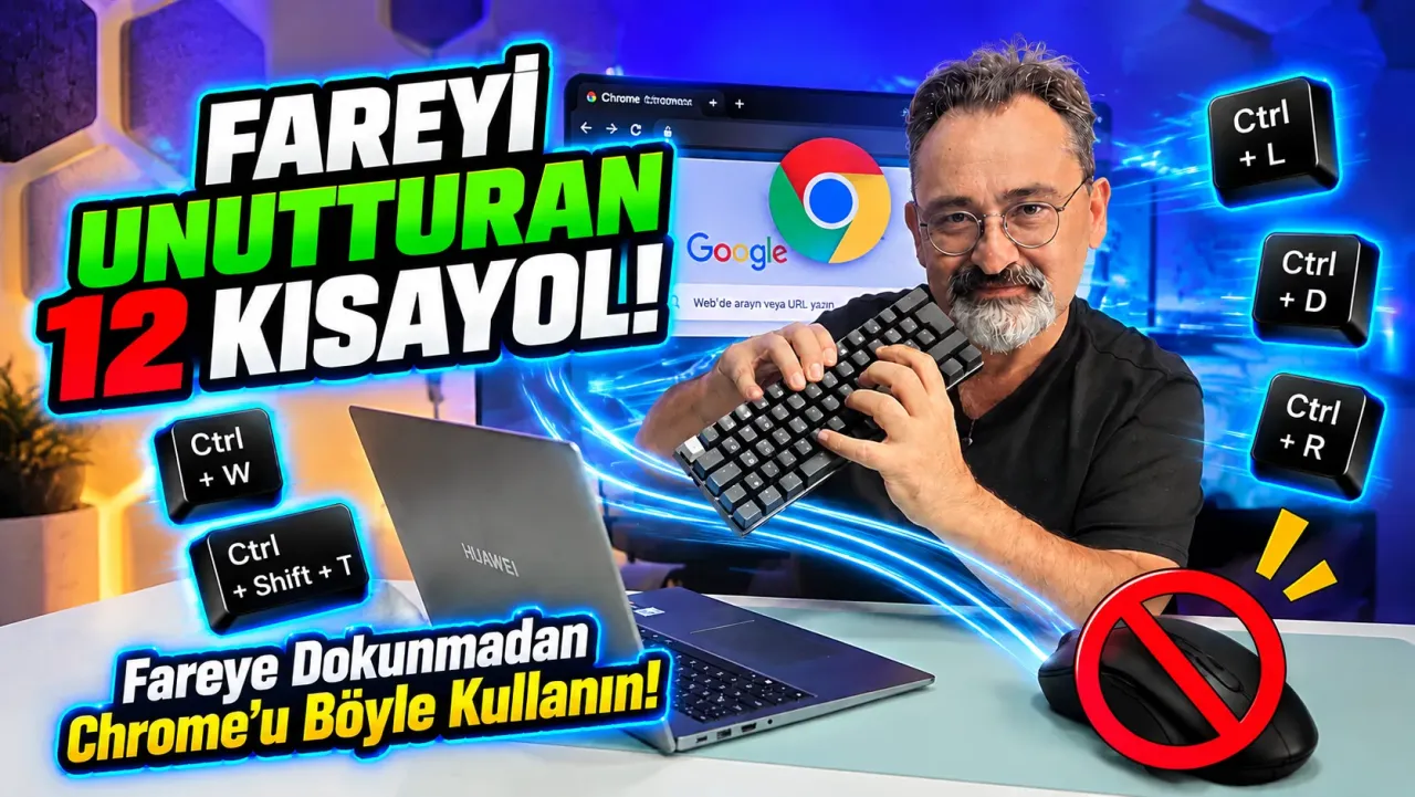 Google Chrome’da Fareye Dokunmadan İşlerinizi Hızlandıracak 12 Klavye Kısayolu