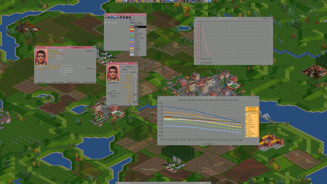 OpenTTD ekran görüntüsü 7