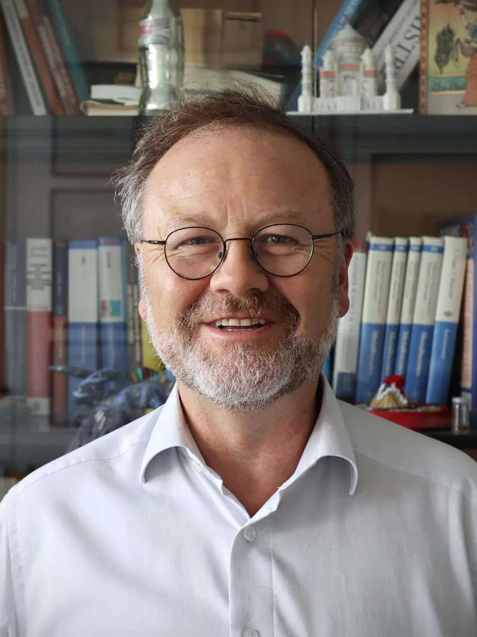 Würzburg Üniversitesi'nden kimyager Holger Braunschweig, ofisinde (2018)