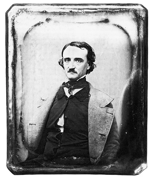 13 Kasım 1848'de aynı stüdyoda çekilen ve Poe'nun Whitman'a armağan ettiği daha sakin portre
