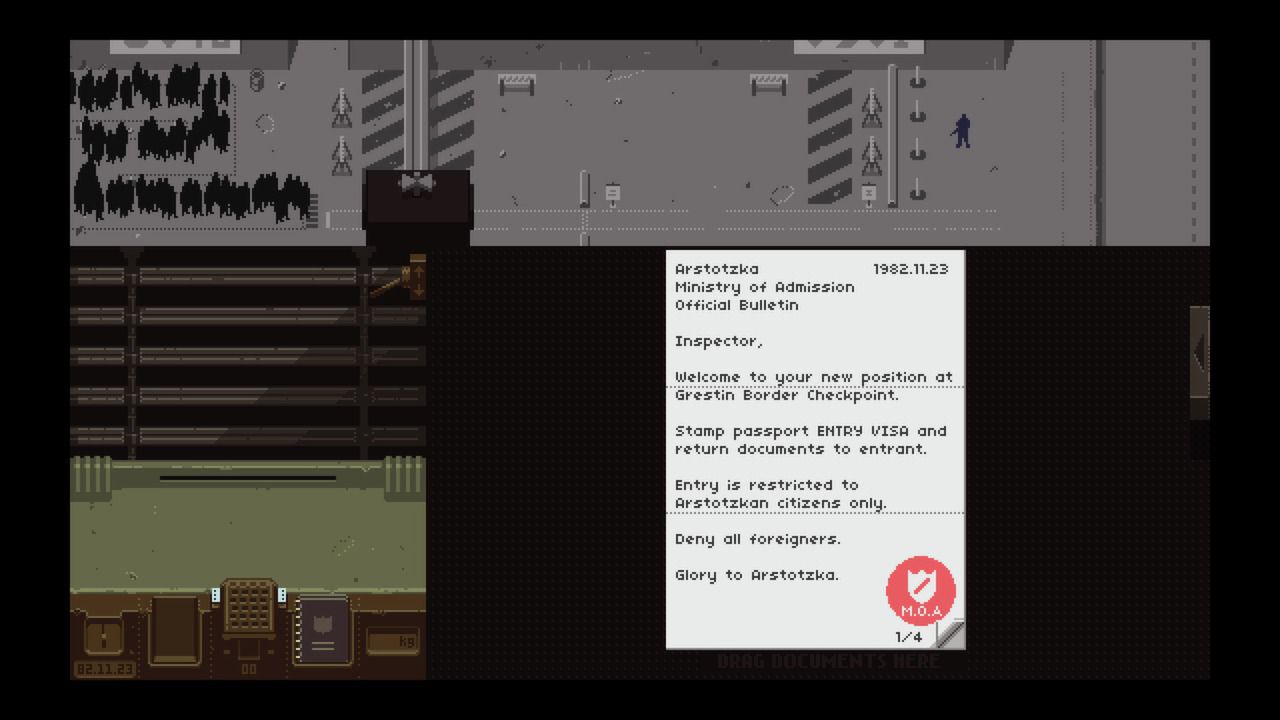 Papers, Please ekran görüntüsü 1