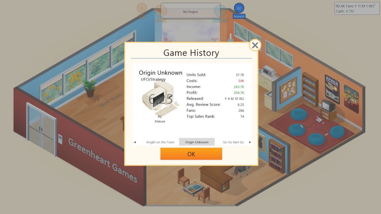 Game Dev Tycoon ekran görüntüsü 5