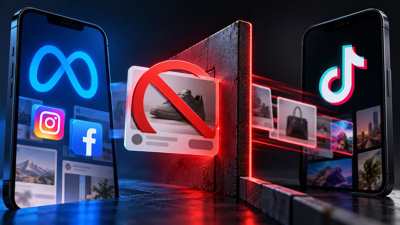 Meta'dan TikTok'a Ağır Darbe: Reklam Engeliyle Rekabet Kızıştı