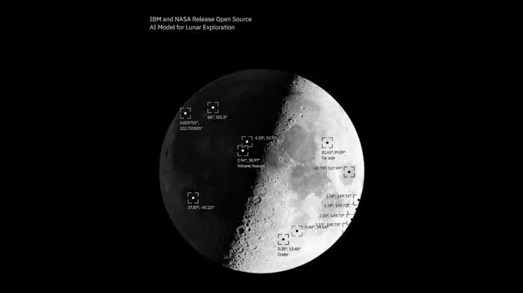 NASA ve IBM, Ay Yüzeyini Haritalandıran Açık Kaynaklı Yapay Zeka Modelini Yayınladı
