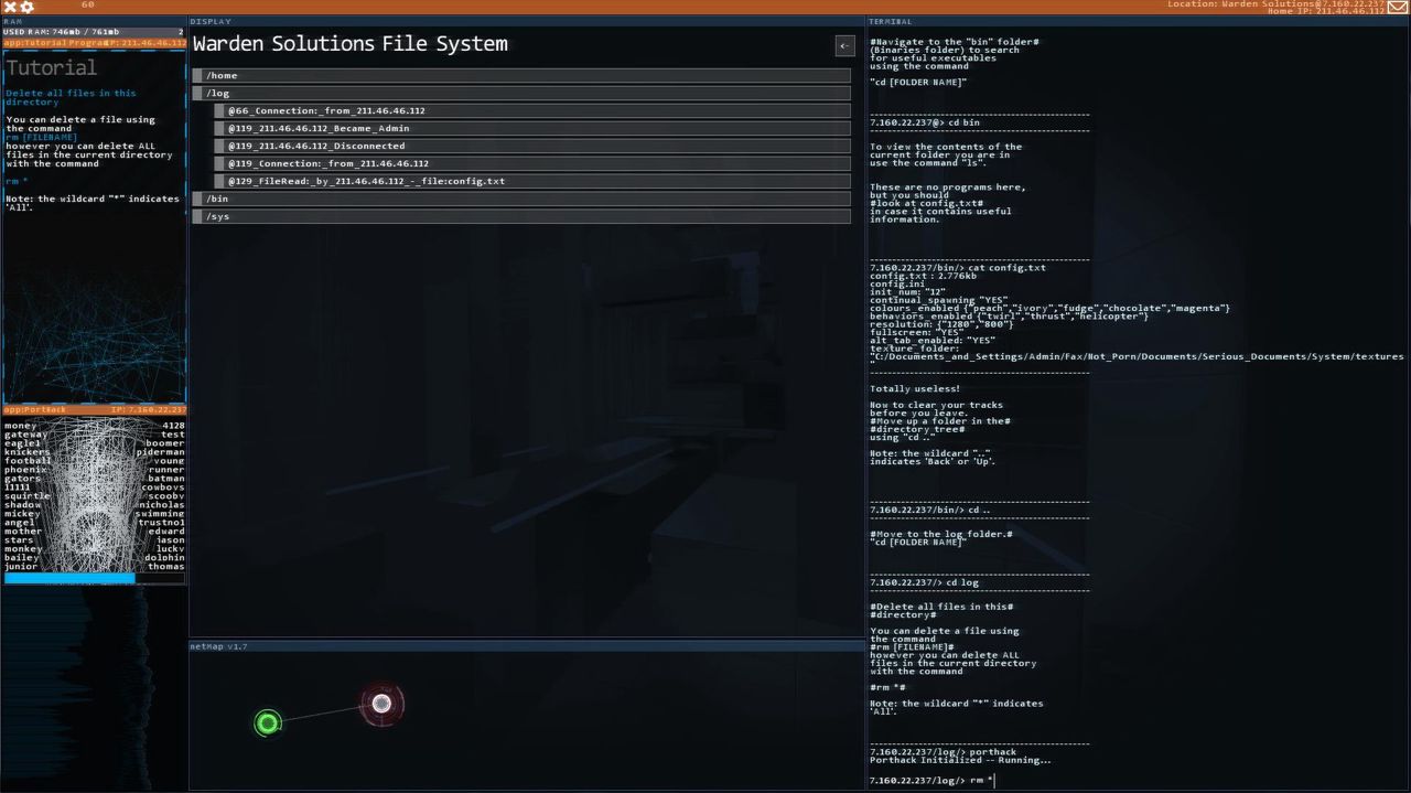 Hacknet ekran görüntüsü 2