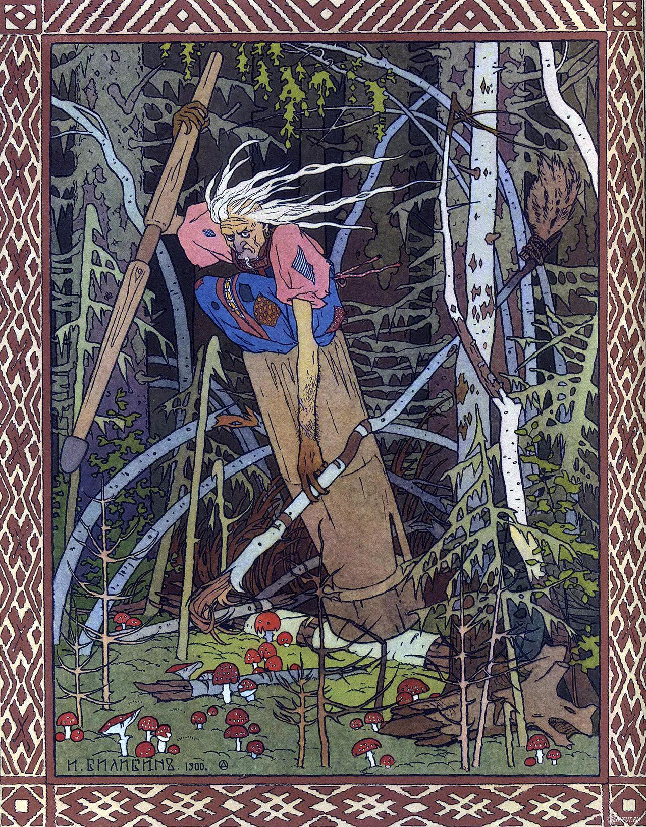 Baba Yaga neden süpürgeye değil havana biner? Cevap köy evinin eşyalarında