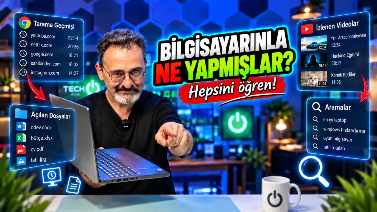Windows 10 ve 11'de Son Açılan Dosyalar Tek Komutla Görüntüleniyor