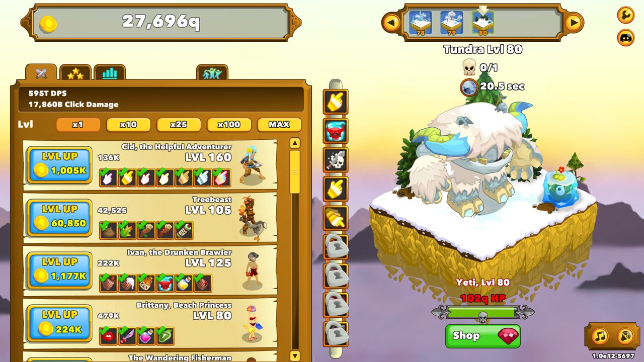 Clicker Heroes ekran görüntüsü 2