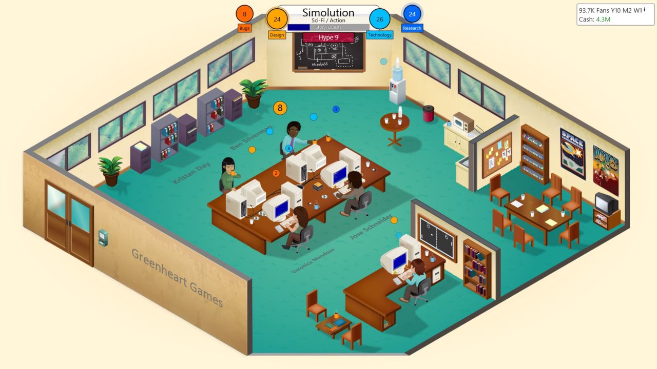 Game Dev Tycoon ekran görüntüsü 2