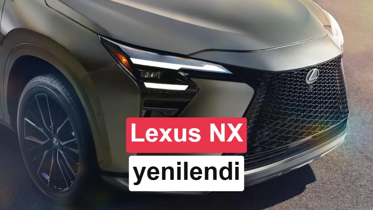 Lexus NX'in 5. Yıl Dönümünde Yenilenen Tasarım ve 100 km Elektrikli Menzil