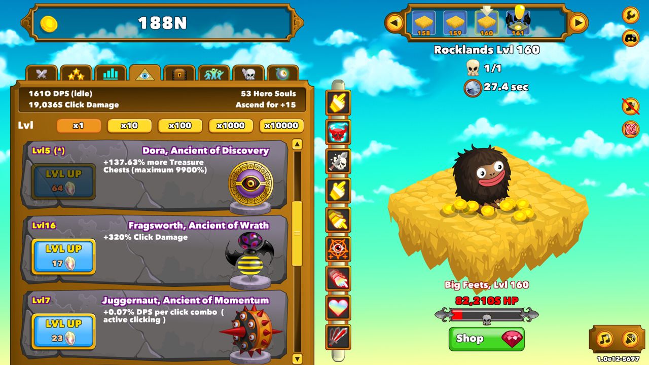 Clicker Heroes ekran görüntüsü 6