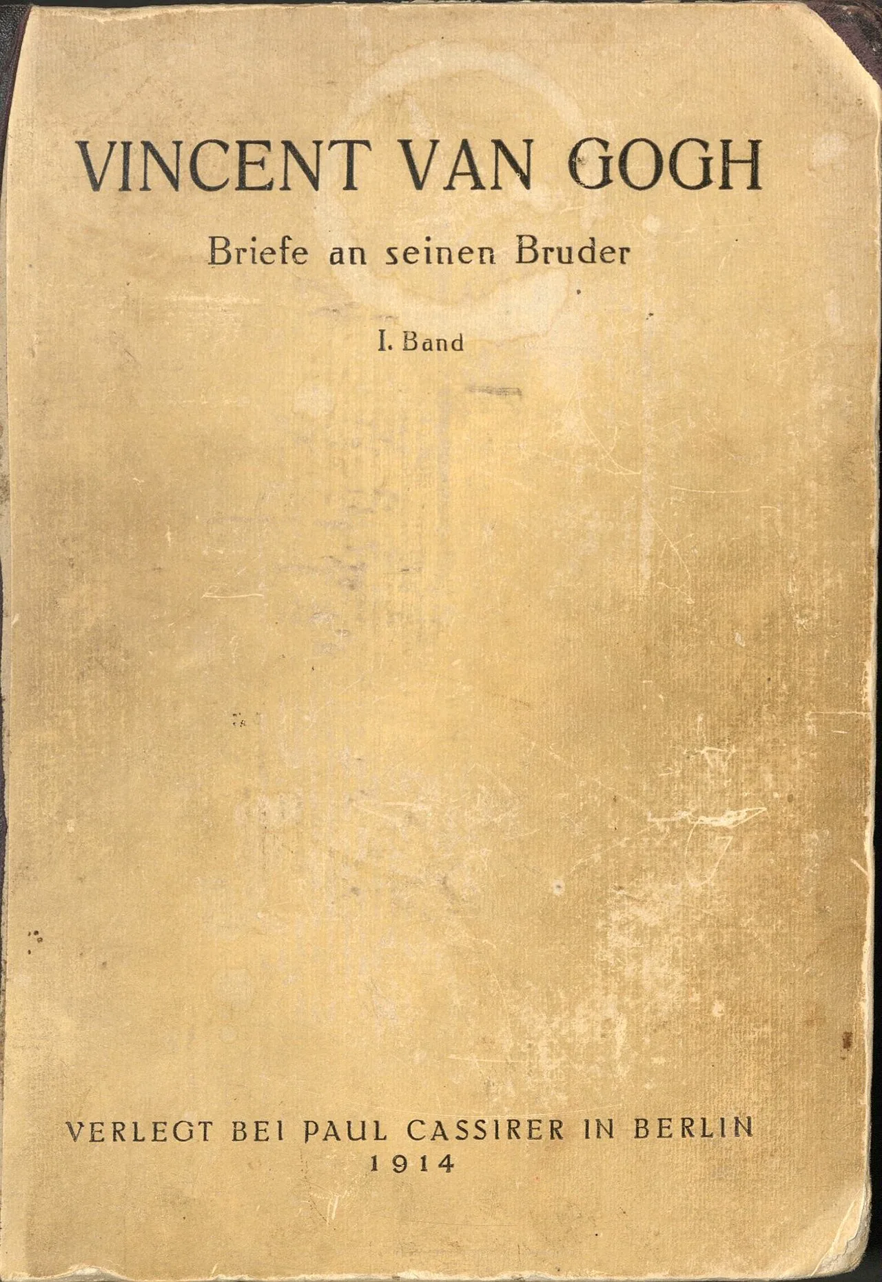 Mektupların 1914'te Berlin'de yayımlanan Almanca baskısının kapağı