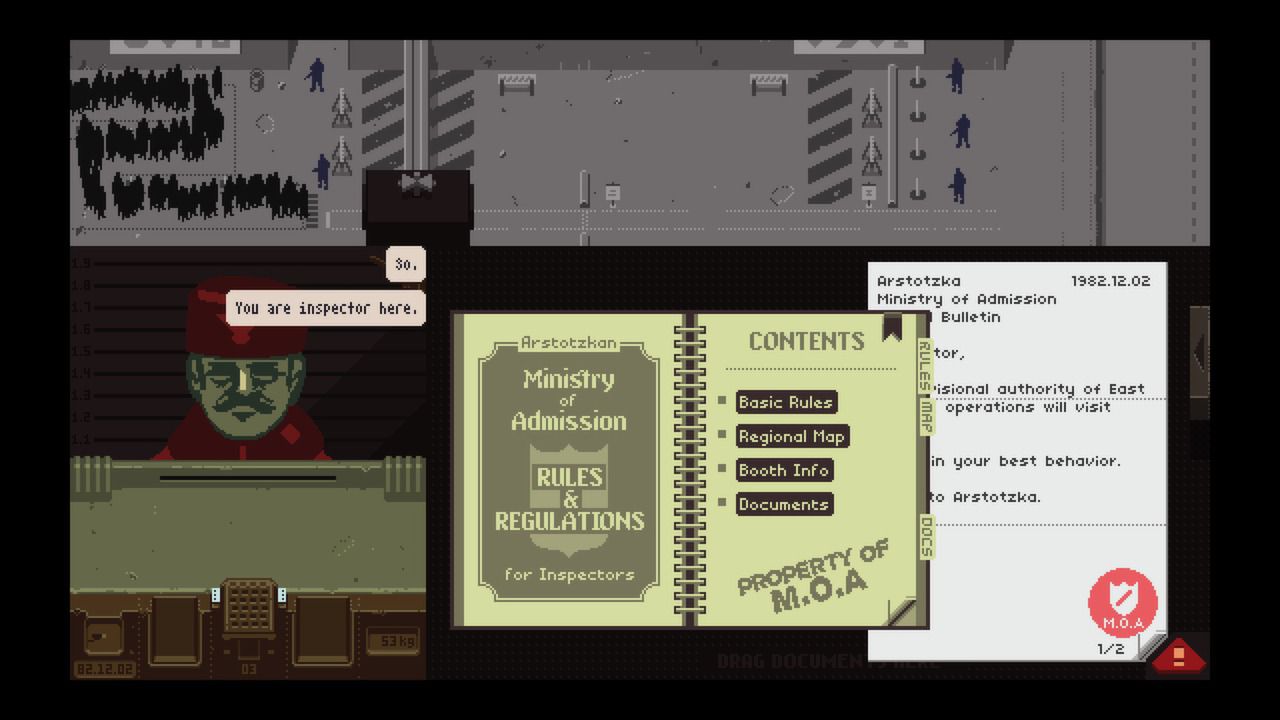 Papers, Please ekran görüntüsü 2