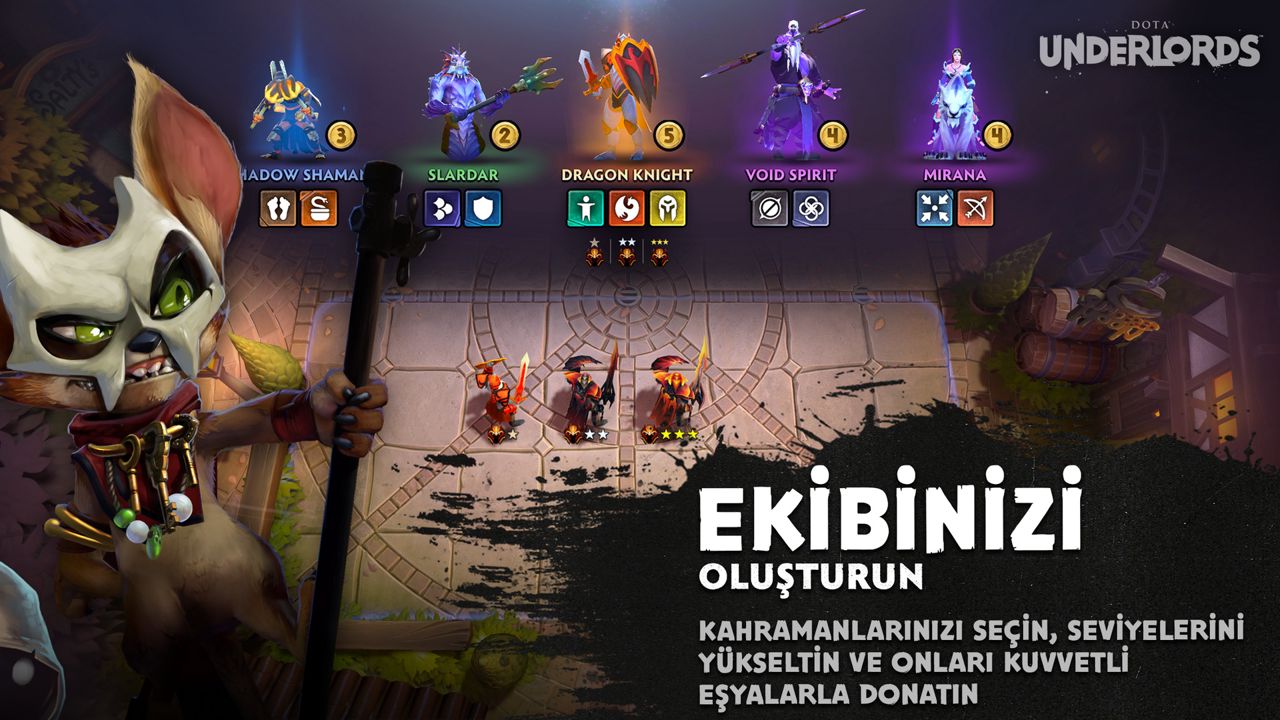 Dota Underlords ekran görüntüsü 1